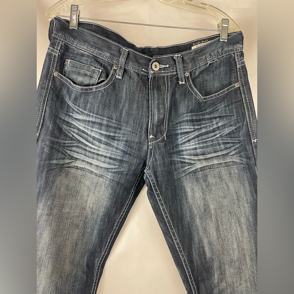 Buffalo David Straight Driven Basic Blue Denim Si… - image 2